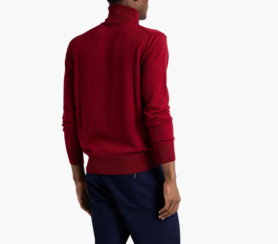 VIVIENNE WESTWOOD EMBROIDERED WOOL TURTLENECK