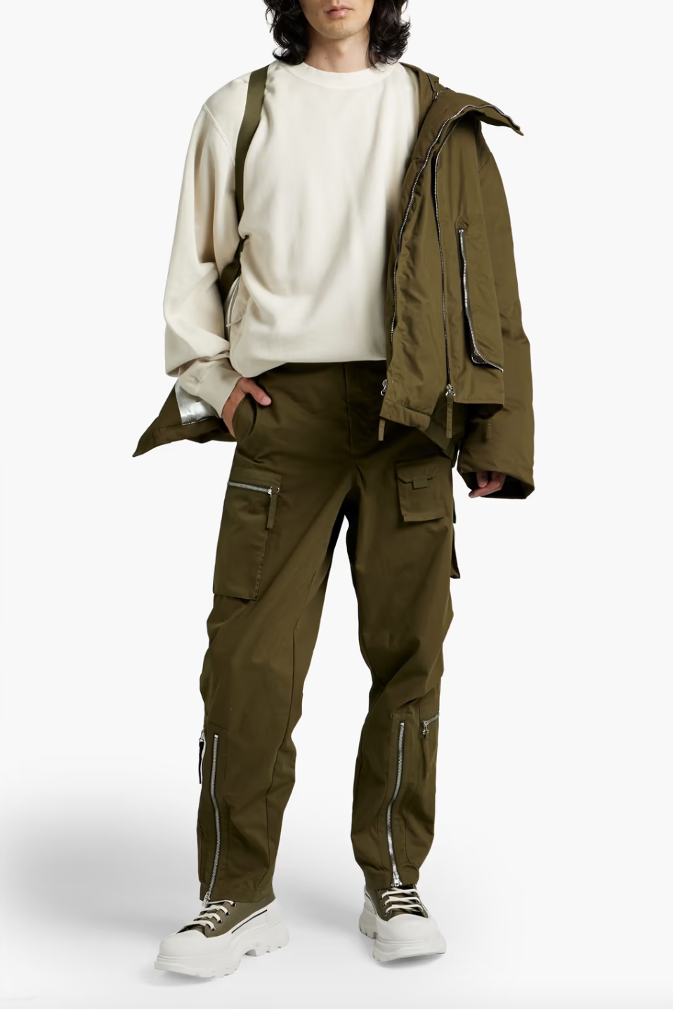 HELMUT LANG LAYERED DOWN JACKET