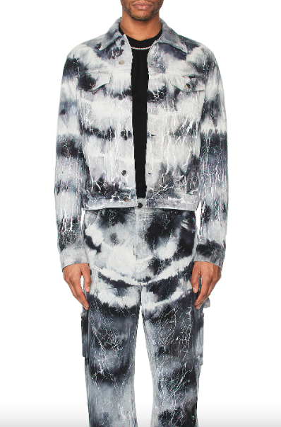 AMIRI CRACKED TIE DYE JACKET