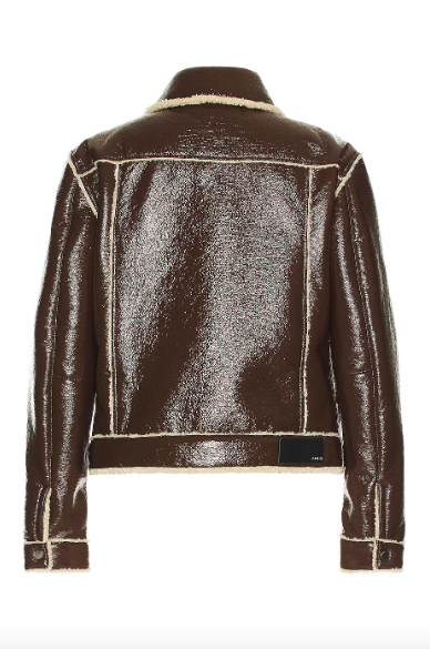 AMIRI FAUX FUR LINED TRUCKER