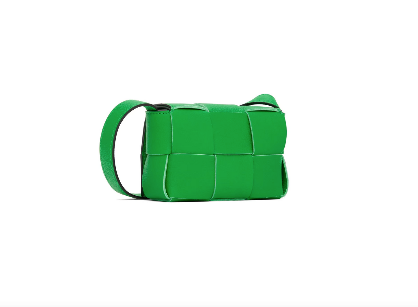 BOTTEGA VENETA GREEN CASSETTE SHOULDER BAG