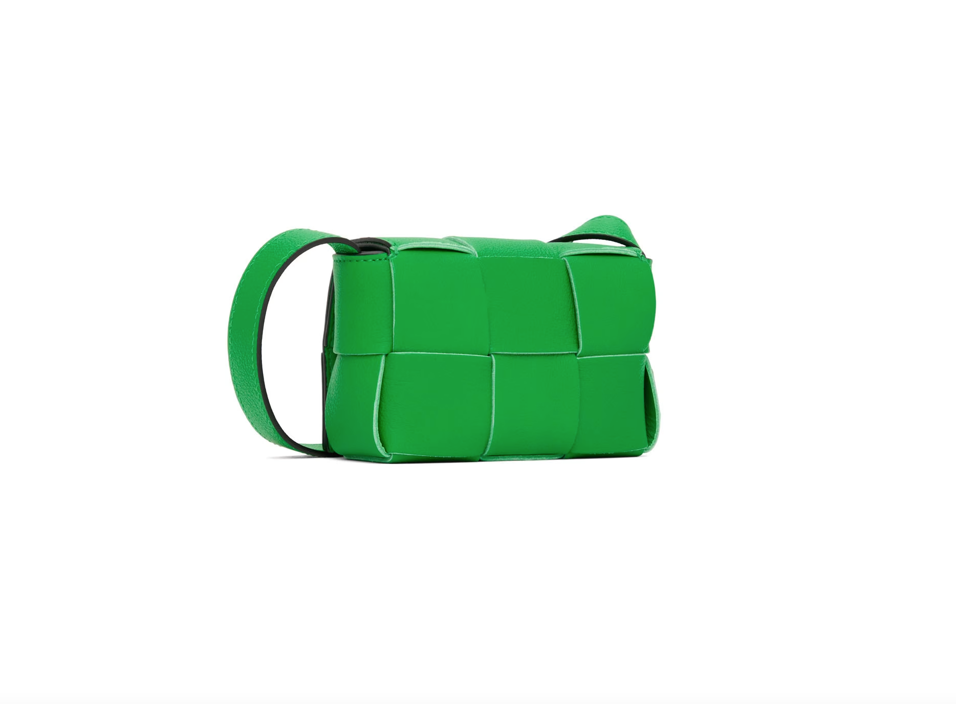 BOTTEGA VENETA GREEN CASSETTE SHOULDER BAG