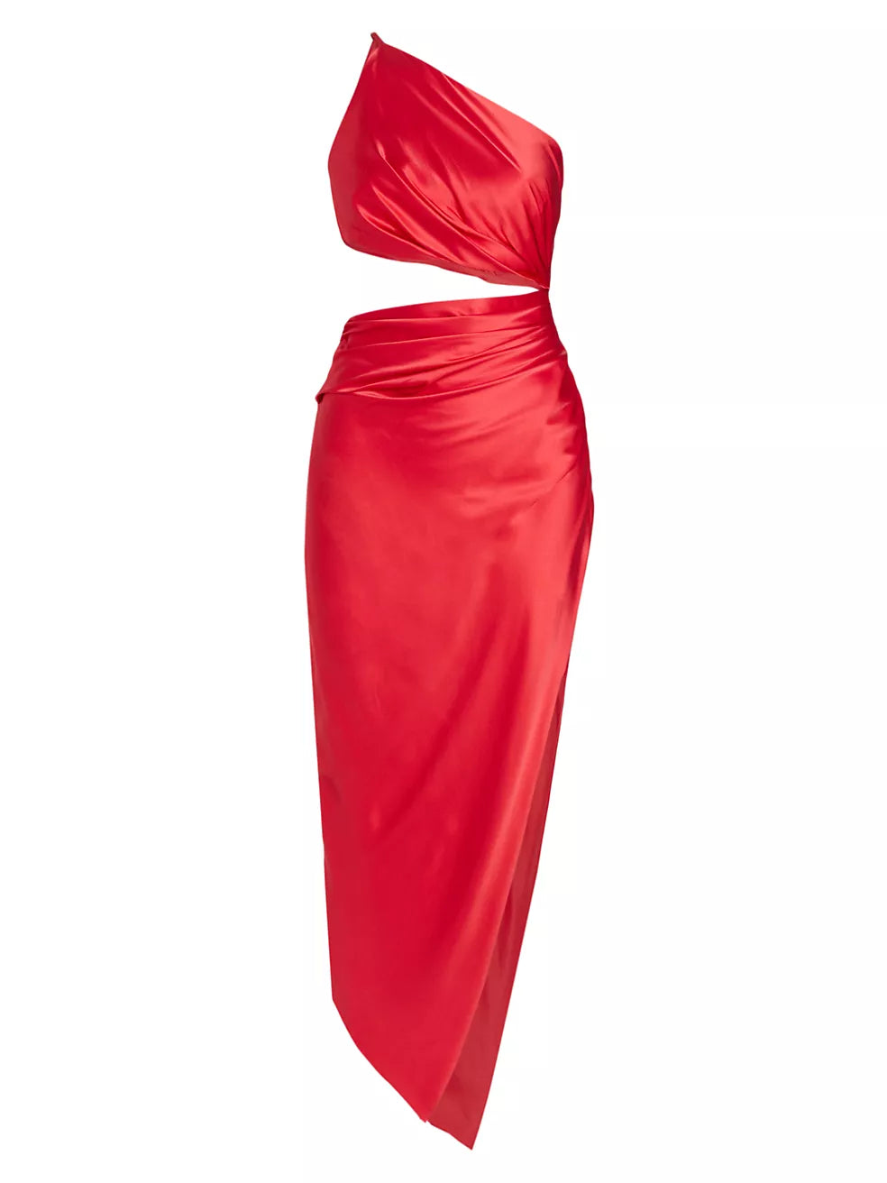 THE SEI ONE SHOULDER CUTOUT DRESS