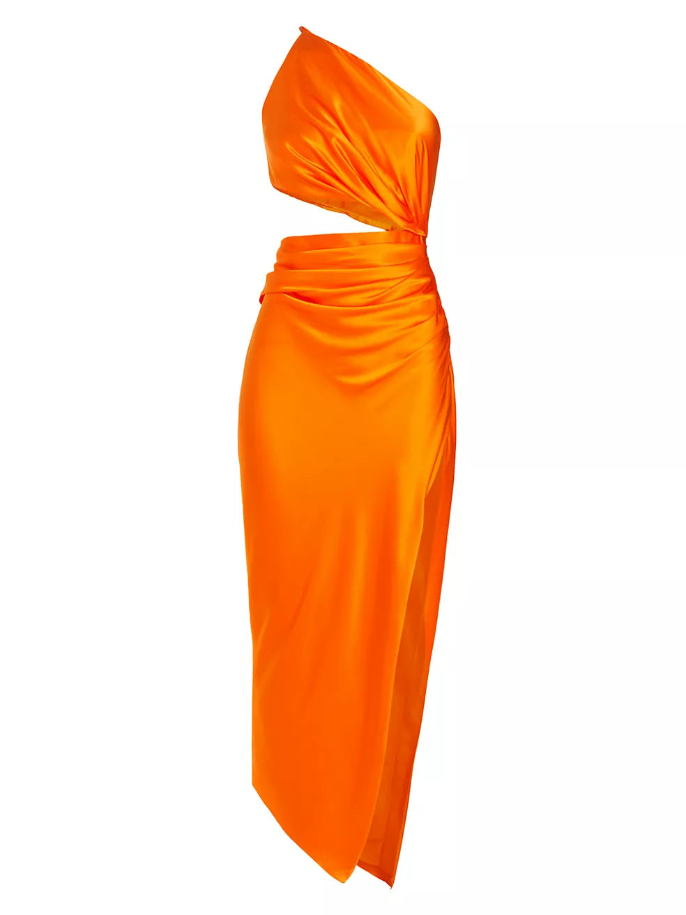 THE SEI ONE SHOULDER CUTOUT DRESS