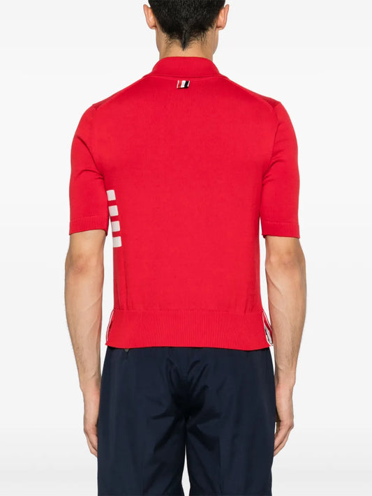 THOM BROWNE 4-BAR COLLAR POLO