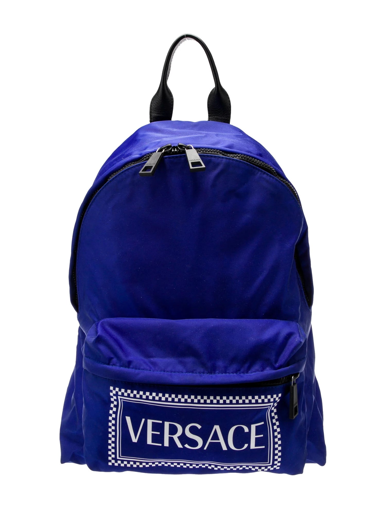 Blue Nylon Versace Backpack display picture 1