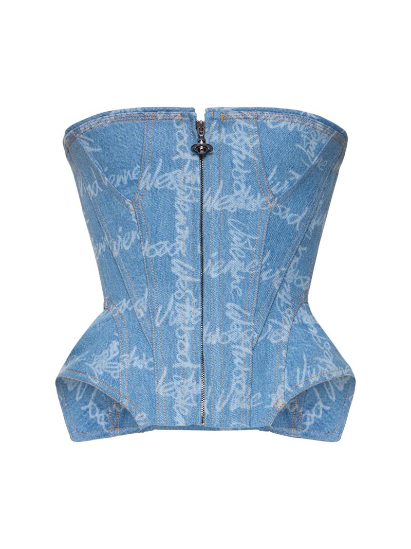 VIVIENNE WESTWOOD COBRAX DENIM CORSET