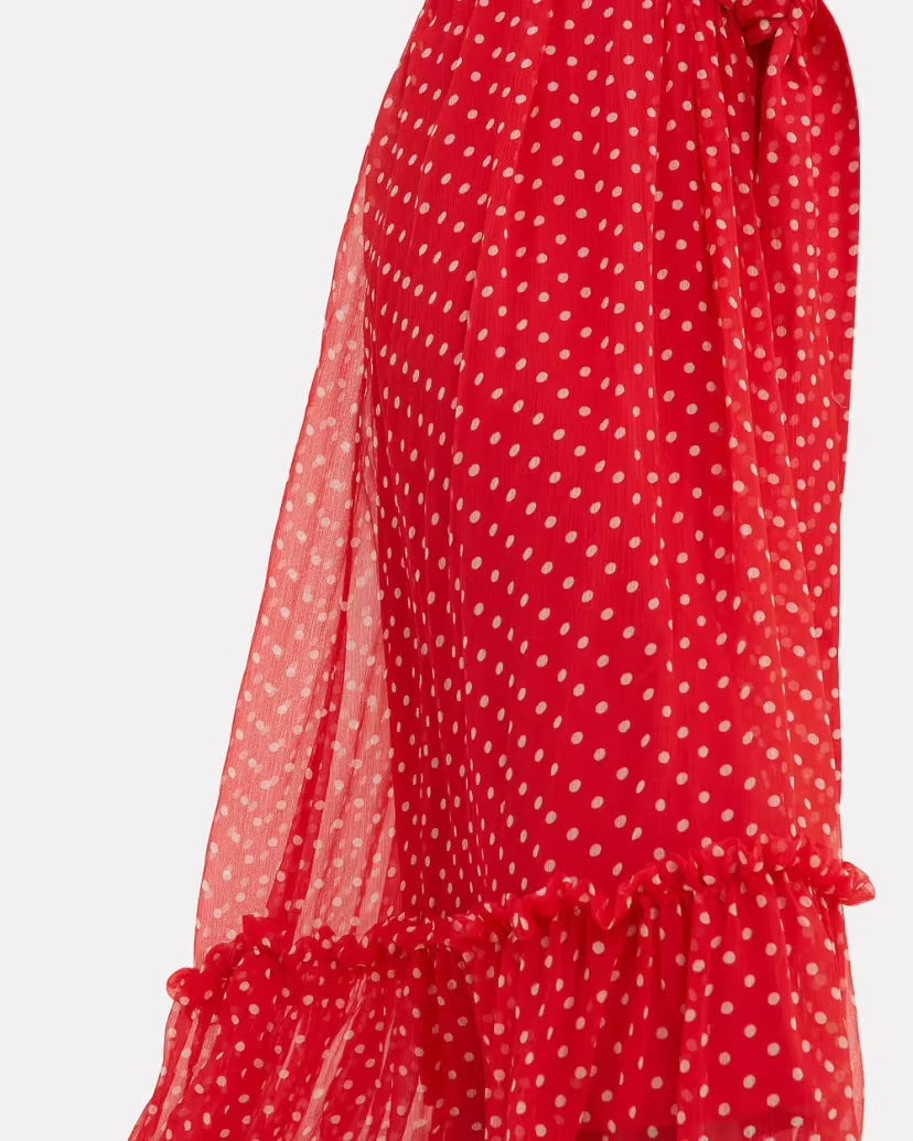ZIMMERMANN SILK POLKA DOT DRESS