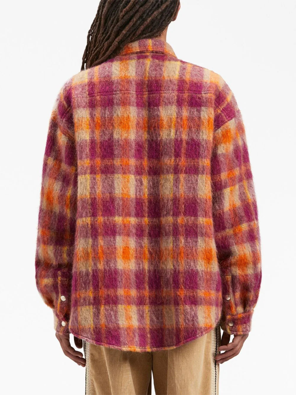 PALM ANGELS PLAID SHIRT JACKET
