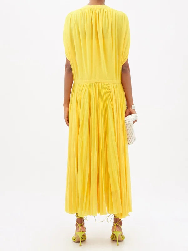 PROENZA SCHOULER V-NECK LONG DRESS (SS 2022)