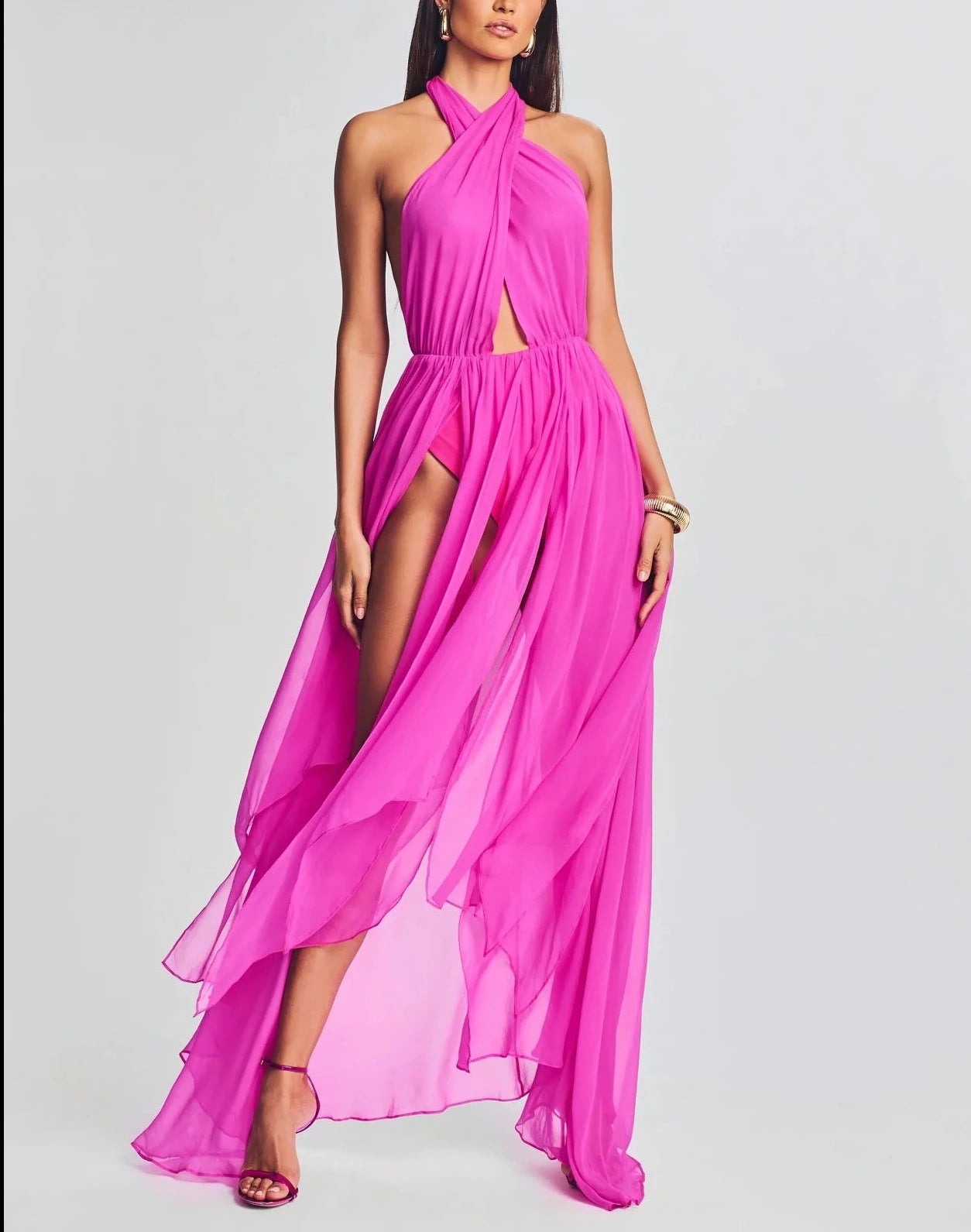 RETROFETE INA SILK DRESS