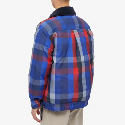 SACAI PLAID PADDED JACKET