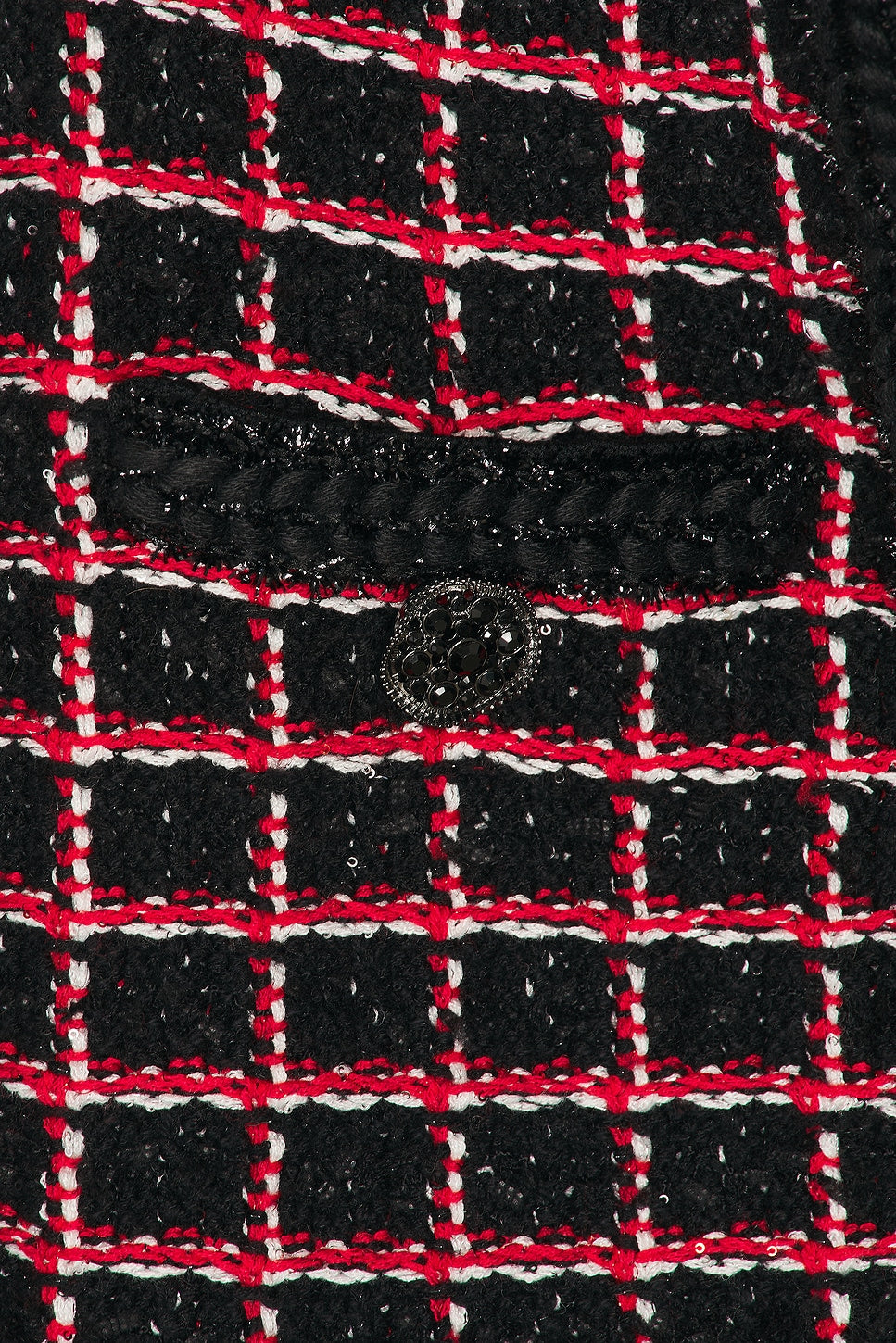 SELF-PORTRAIT CHECK CARDIGAN