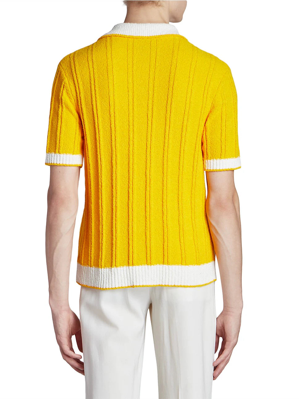 CASABLANCA PATCH POLO SHIRT