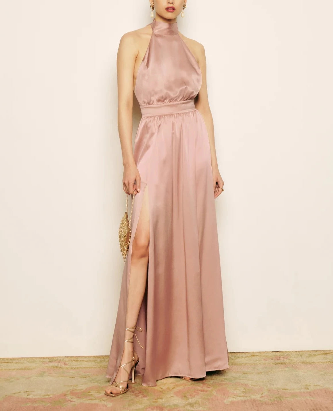 REFORMATION ALANI SILK DRESS TheLuxeLend REFORMATION ALANI SILK DRESS TheLuxeLend