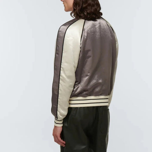 AMIRI SATIN BOMBER JACKET