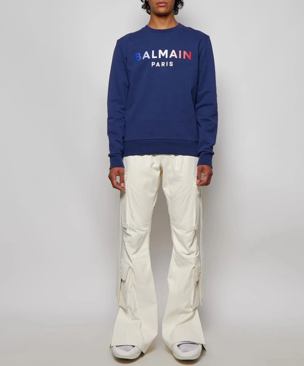BALMAIN GRADIENT LOGO SWEATSHIRT