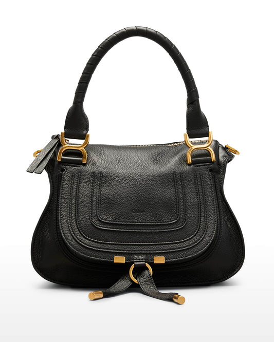 CHLOE MARCIE SMALL LEATHER SATCHEL BAG