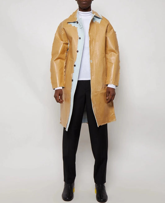 DIESEL DISTRESSED LONG JACKET