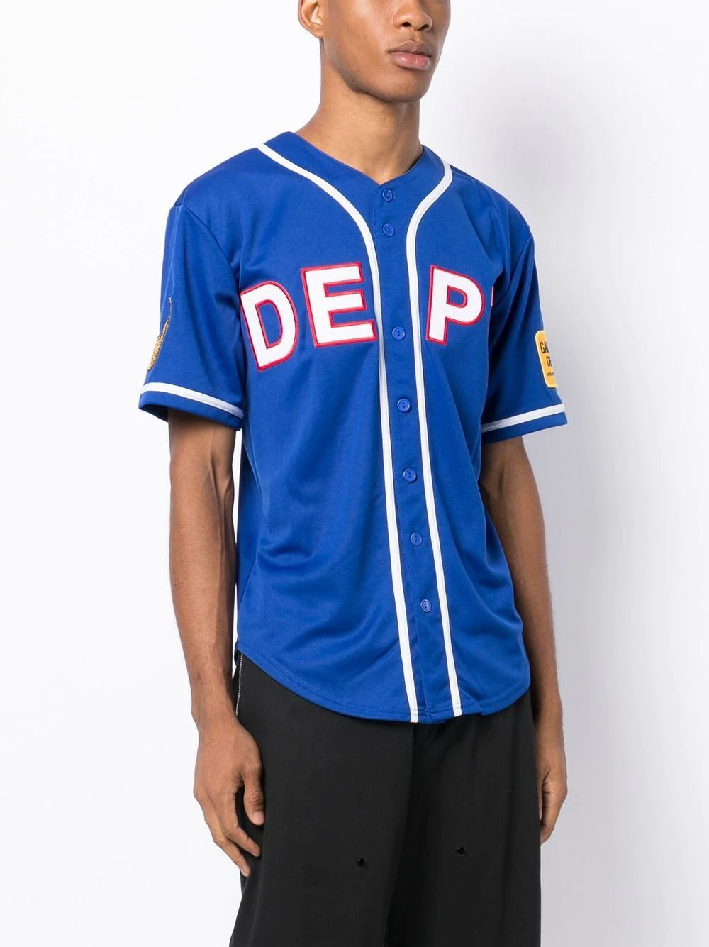 GALLERY DEPT ECHO PARK LOGO-PRINT MESH SHIRT