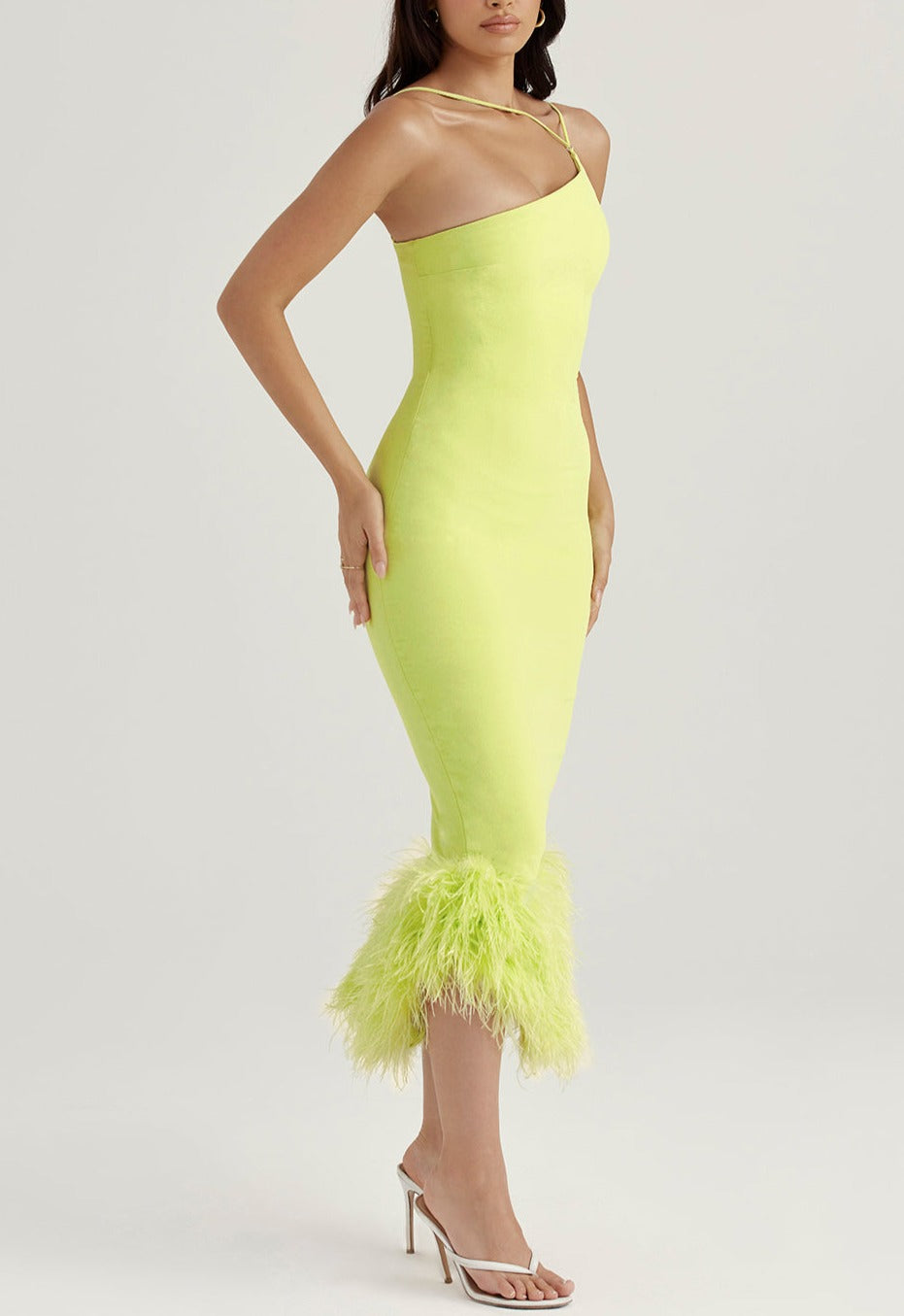 FORMAL FEATHER DRESS RENTAL