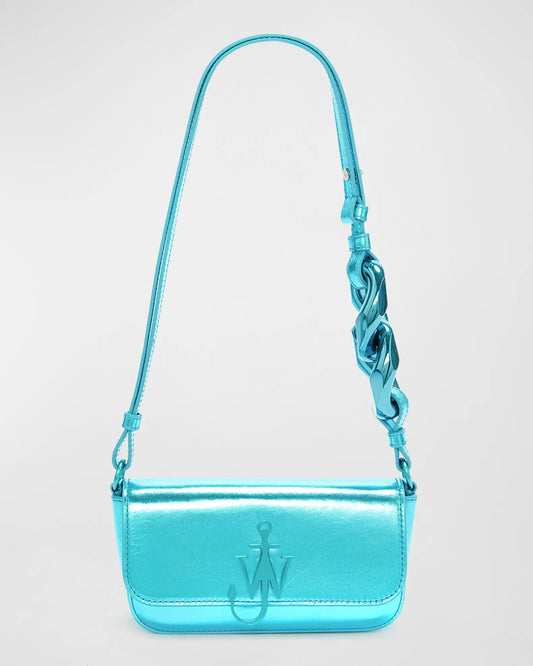 JW ANDERSON ANCHOR METALLIC SHOULDER BAG
