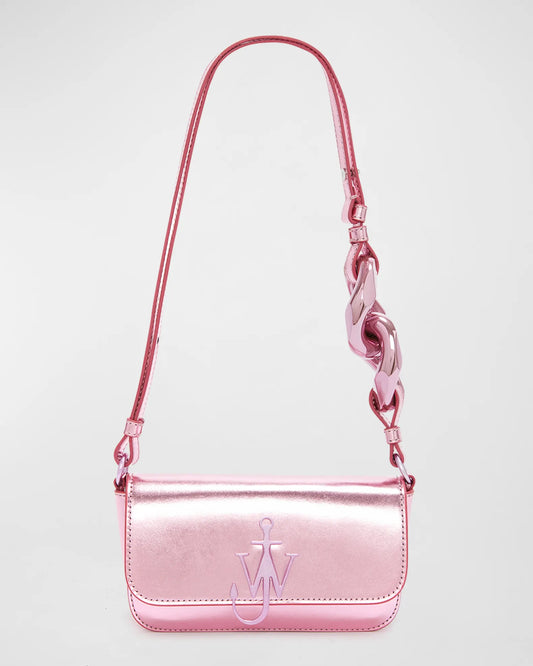 JW ANDERSON ANCHOR METALLIC SHOULDER BAG