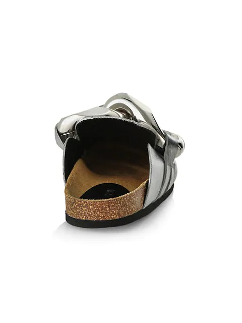 JW ANDERSON SILVER CHAIN MULE