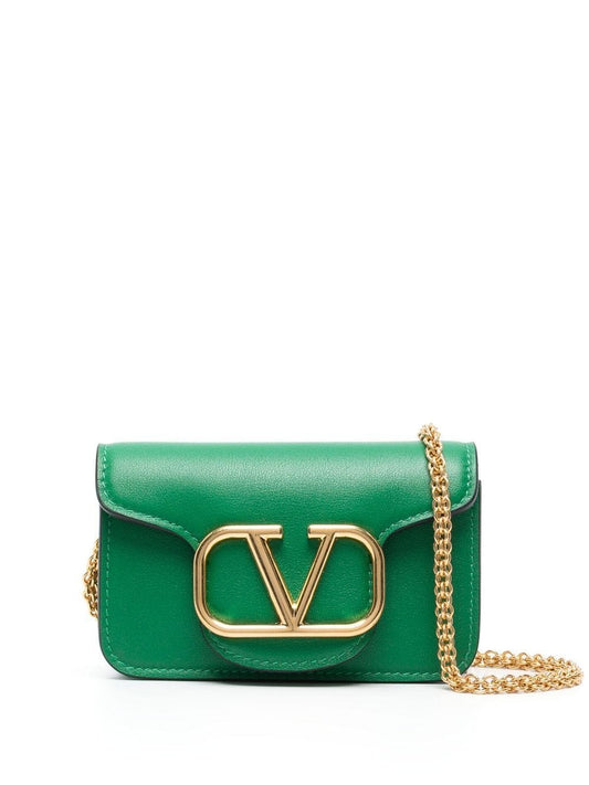 VALENTINO LOCÒ MICRO SHOULDER BAG IN CALFSKIN
