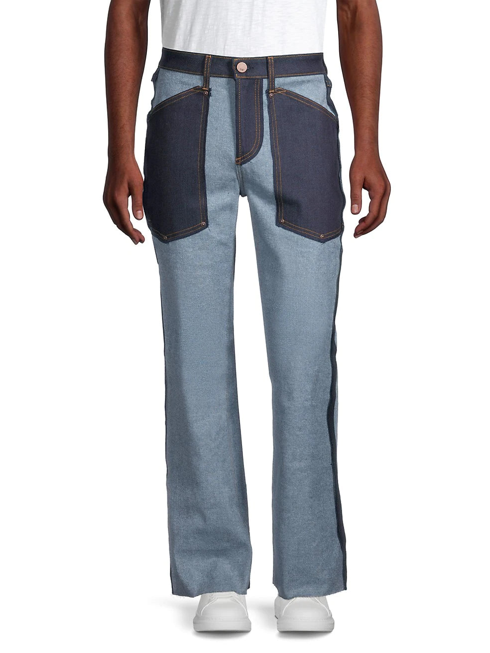 MONFRÈRE TWO-TONE JEANS