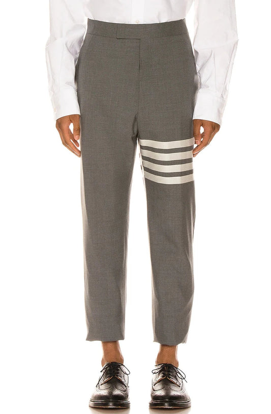 THOM BROWNE 4 BAR BACKSTRAP TROUSER CROPPED