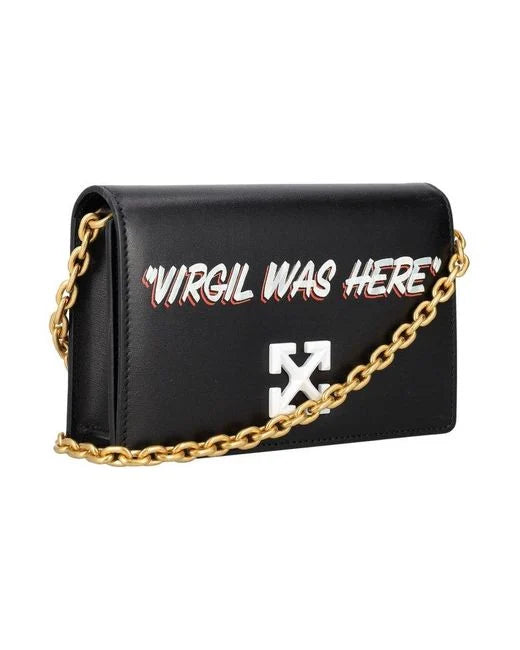 OFF-WHITE VIRGIL WAS HERE SHOULDER BAG