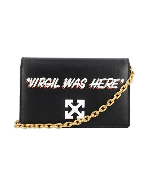 OFF-WHITE VIRGIL WAS HERE SHOULDER BAG