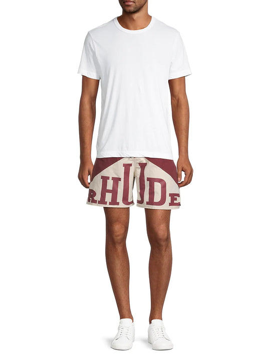 RHUDE YACHTING LOGO SHORTS