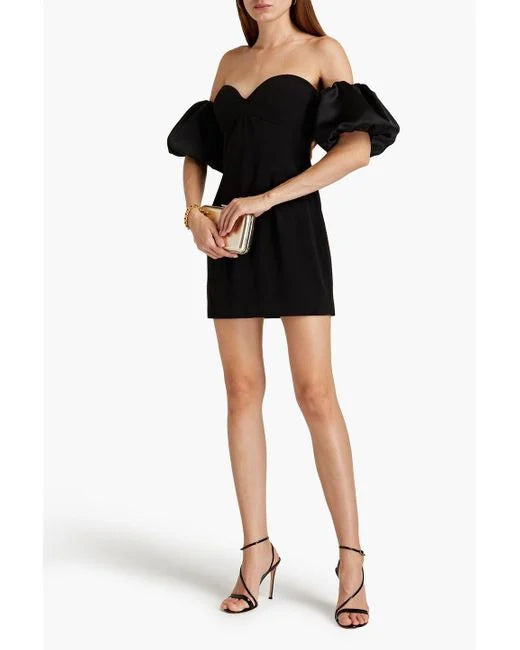 RONNY KOBO ANDREA OFF-THE-SHOULDER MINIDRESS