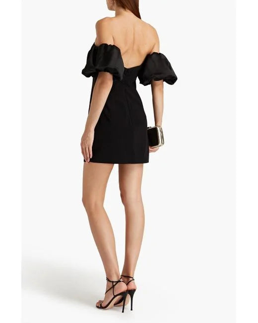 RONNY KOBO ANDREA OFF-THE-SHOULDER MINIDRESS