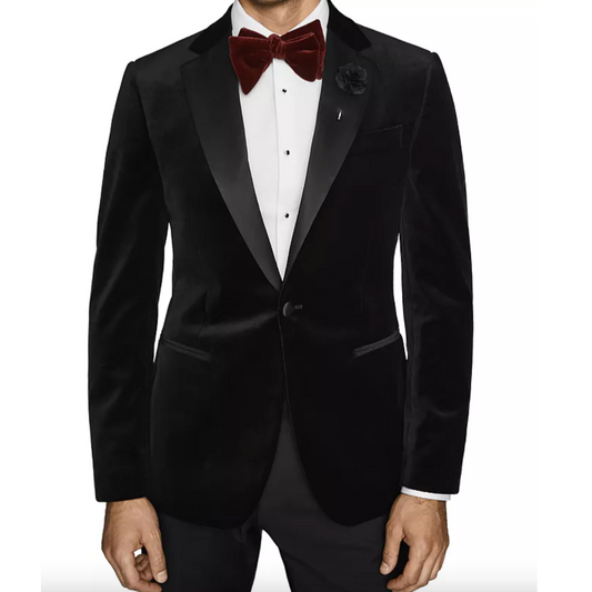 REISS SLIM FIT TUXEDO JACKET