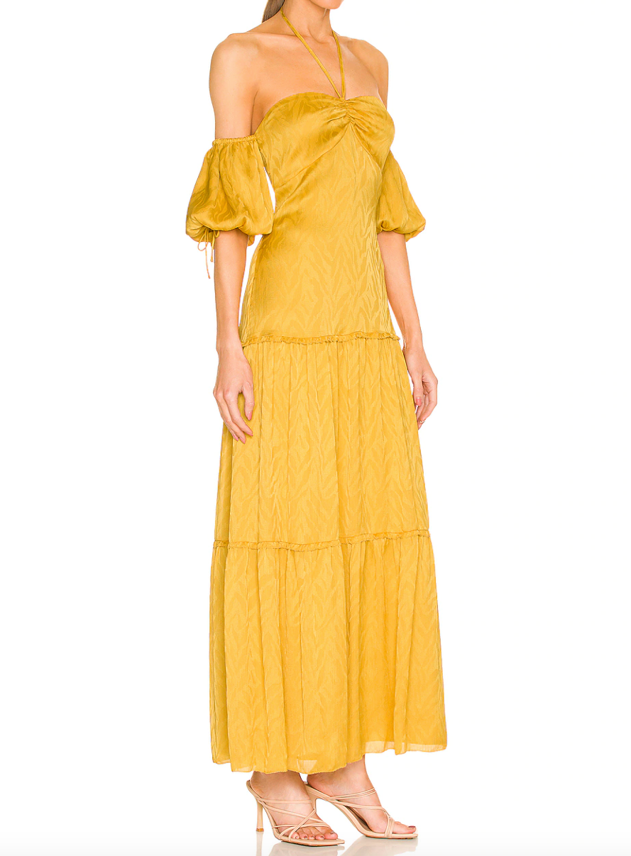 chinese dress ladies Gorgeous 60s Maxi Dress – Eltoft Vintage main image 1