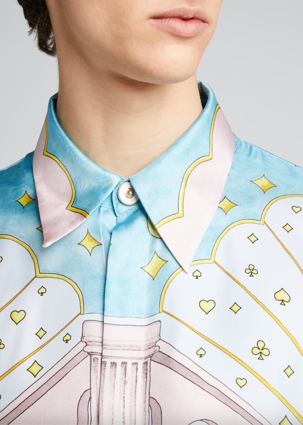 CASABLANCA COURSE GRAPHIC SPORT SHIRT