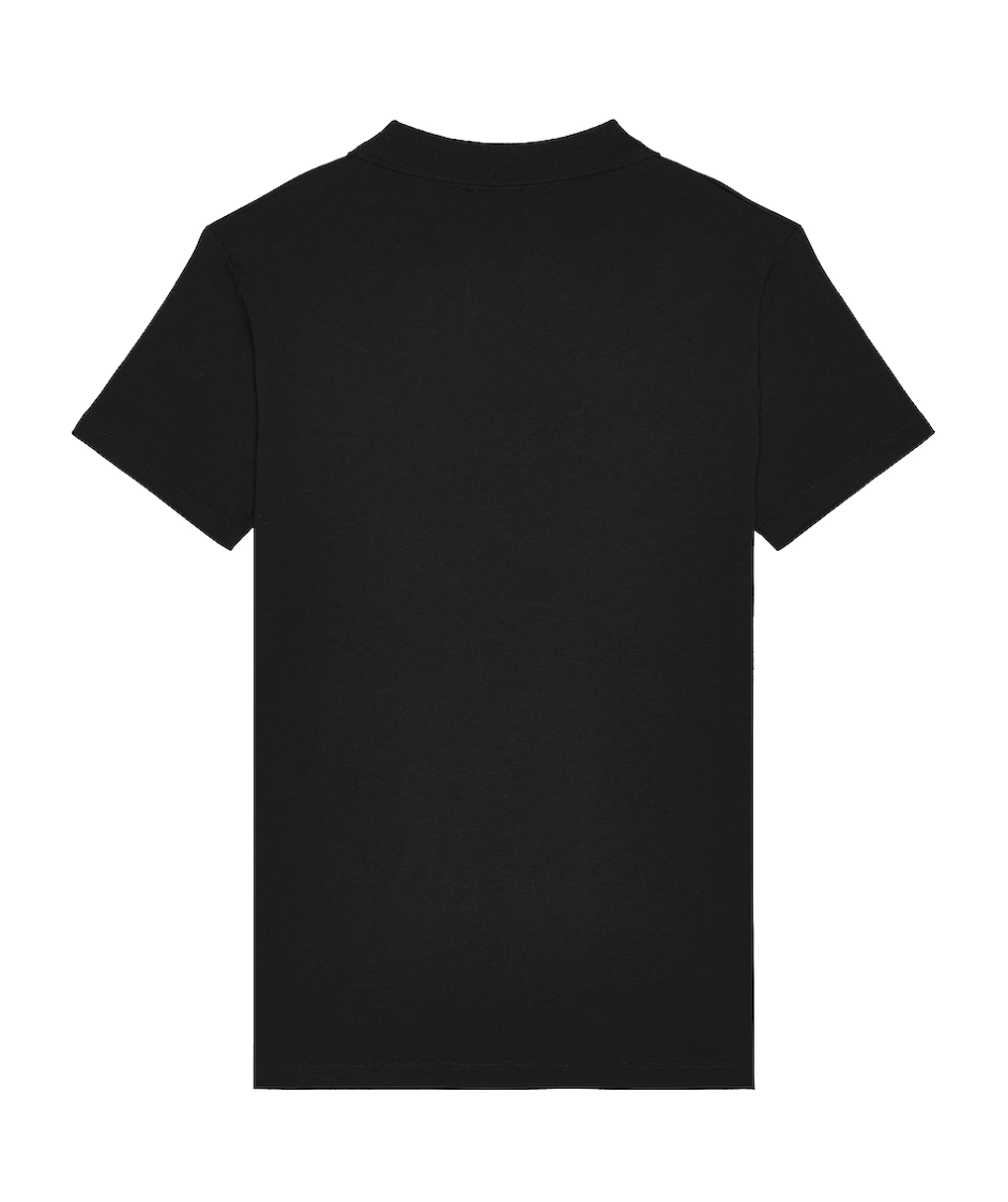 BALMAIN PRINTED POLO COLLAR T-SHIRT