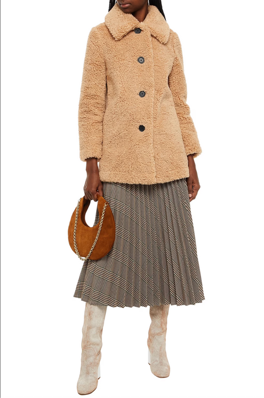 MAJE SHEARLING COAT CLOTHING RENTAL