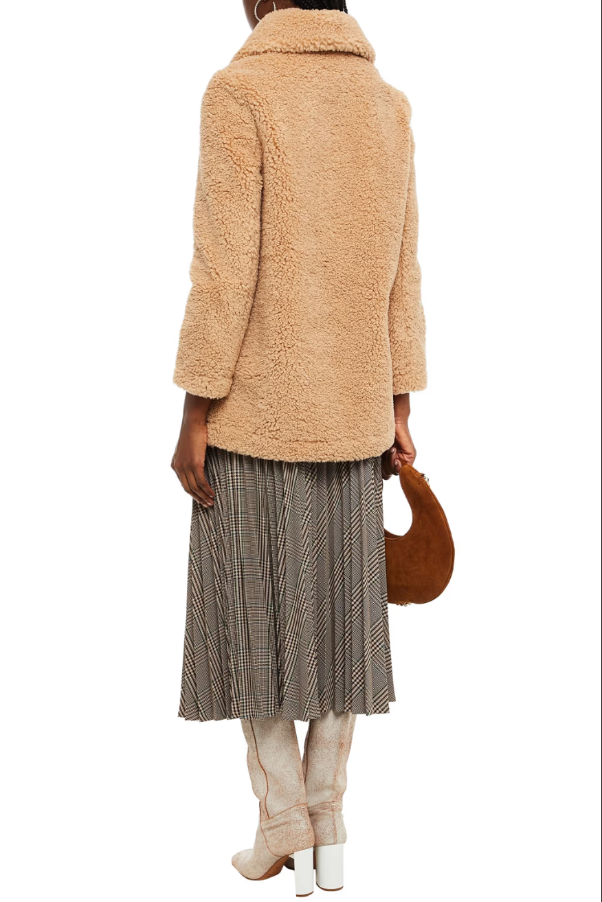 MAJE SHEARLING COAT CLOTHING RENTAL