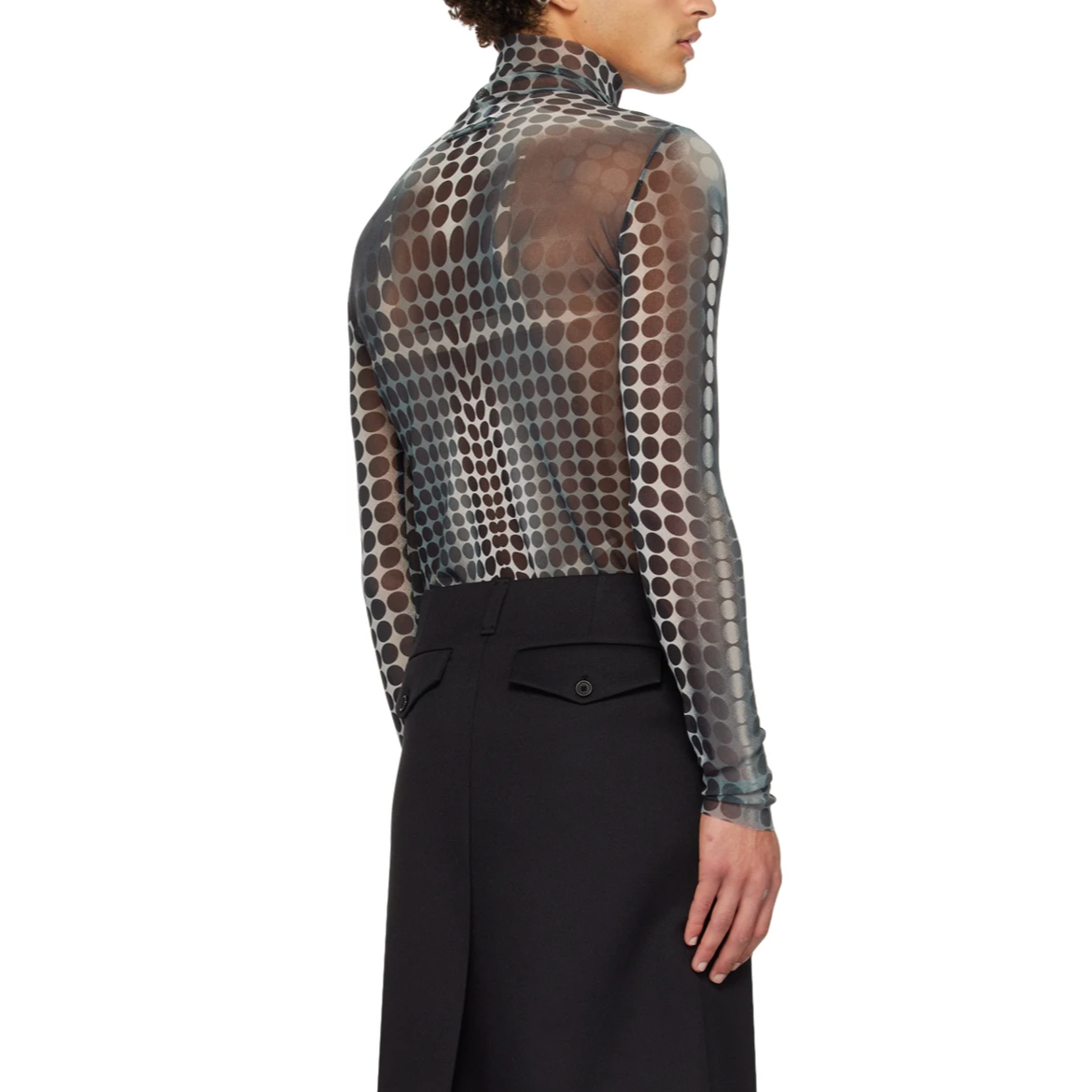 JEAN PAUL GAULTIER DOTS TURTLENECK