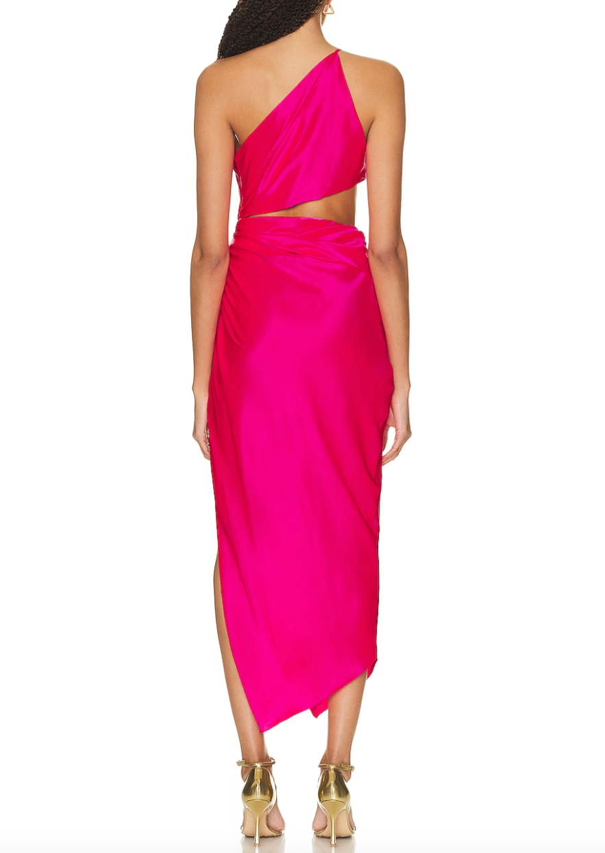 THE SEI ONE SHOULDER CUT OUT DRESS