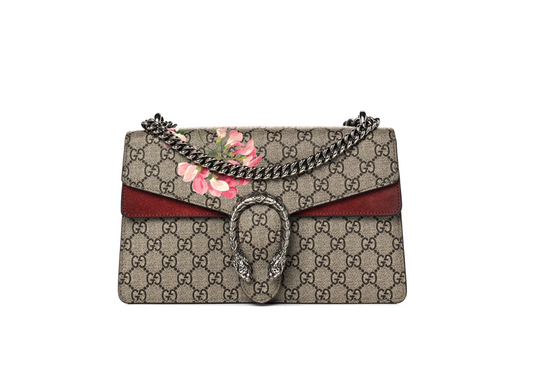 GUCCI GG SUPREME MONOGRAM BLOOMS SMALL DIONYSUS BAG