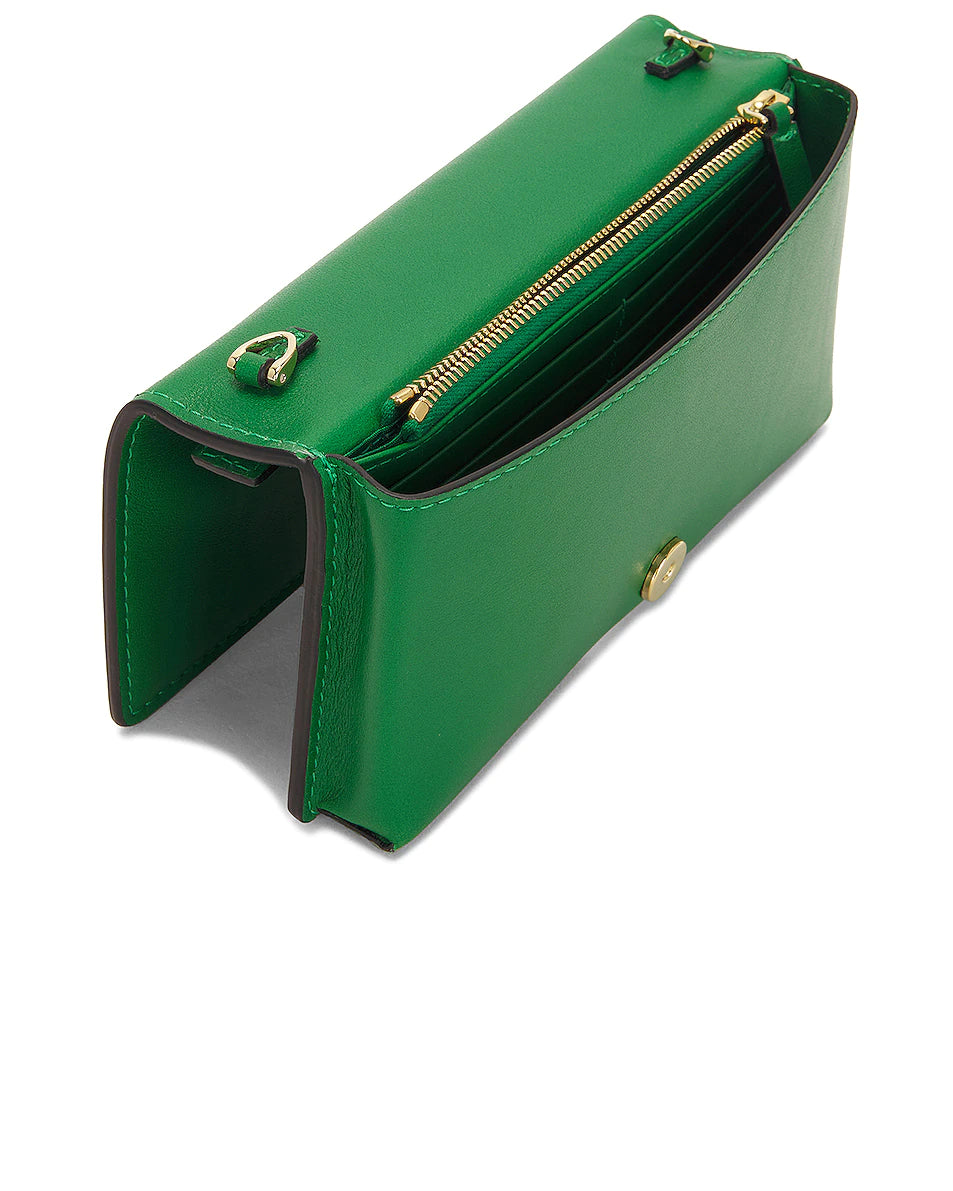 VALENTINO GARAVANI V LOGO SIGNATURE WALLET ON CHAIN