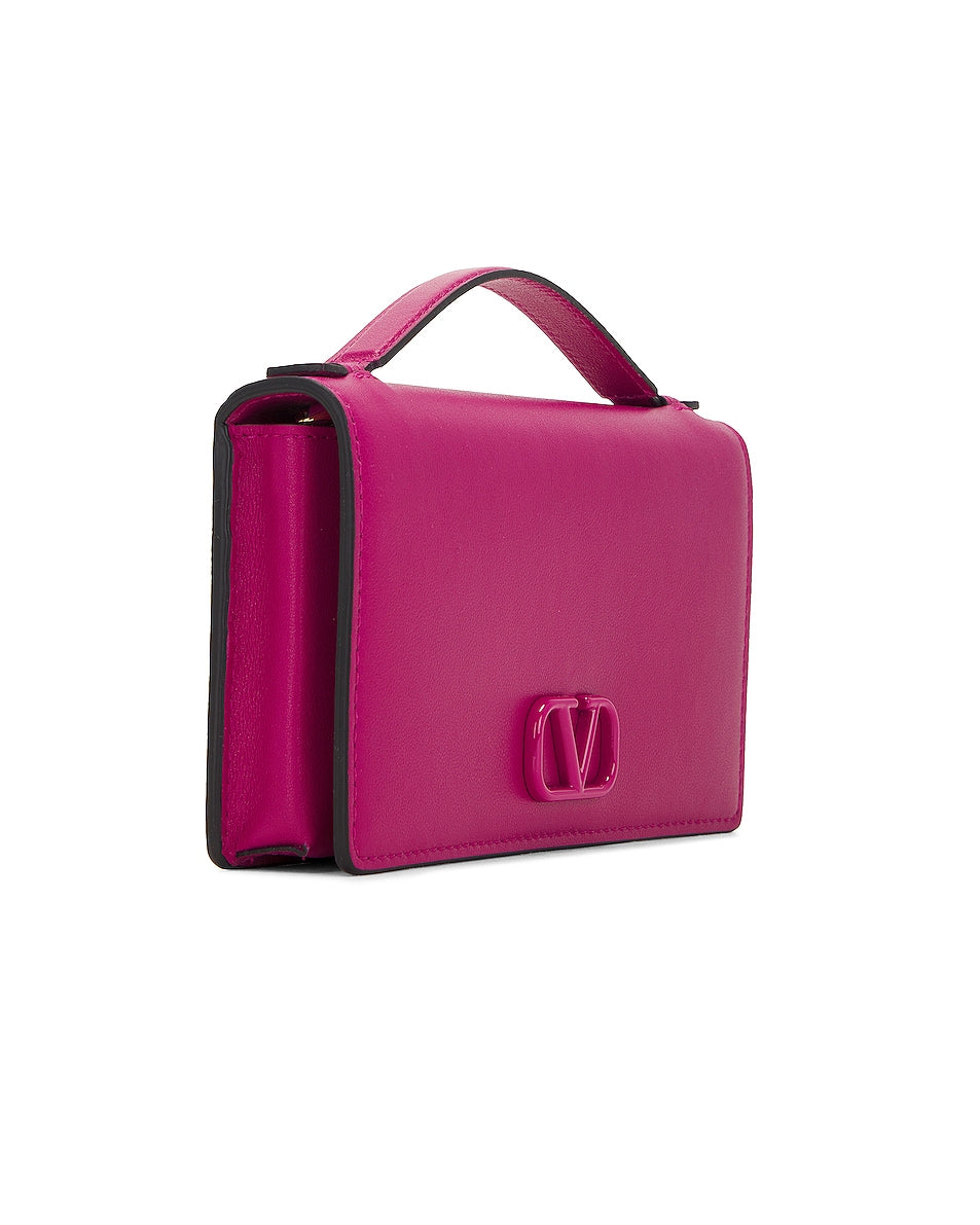 VALENTINO GARAVANI V LOGO SIGNATURE WALLET ON CHAIN
