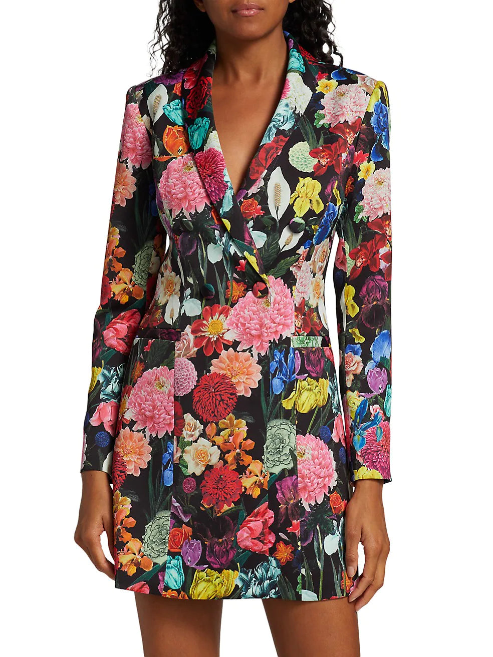 latoya blazer mini dress LATOYA SLEEVELESS BLAZER MINI DRESS in PERFECT RUBY