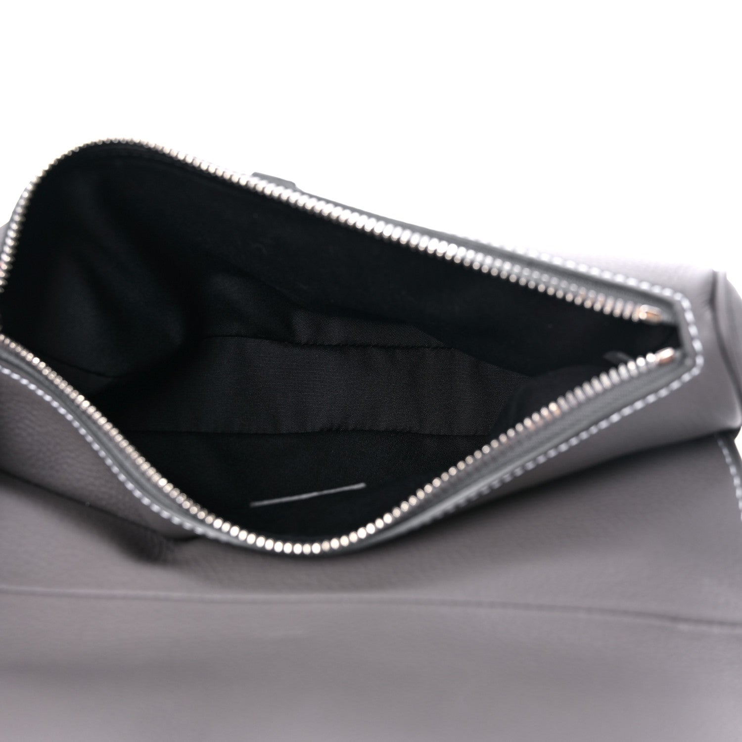 CHRISTIAN DIOR GRAINED SADDLE BAG