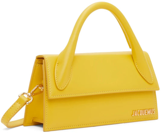 JACQUEMUS LA MONTAGNE "LE CHIQUITO LONG" BAG YELLOW